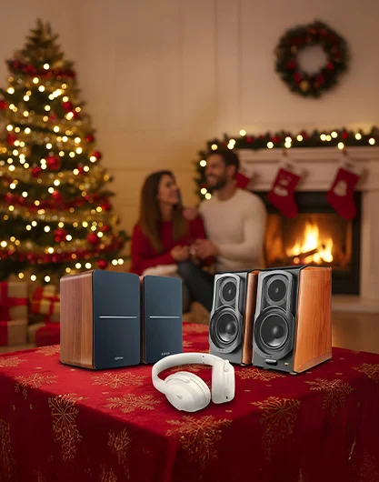 Święta w rytmie bliskości – życzenia od Edifier