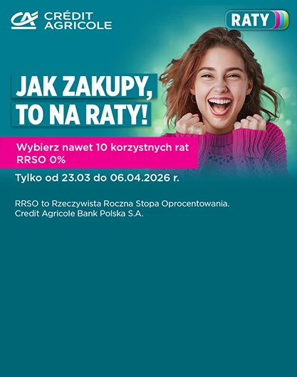 Wiosenne raty 0% Credit Agricole