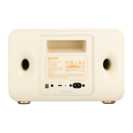 OUTLET Głośnik Bluetooth Edifier D32 (biało-złoty)