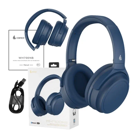 OUTLET Słuchawki bezprzewodowe Edifier WH700NB, ANC (granatowe)