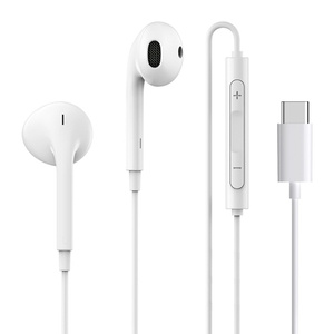 Słuchawki douszne przewodowe Edifier P180, USB-C (białe) + Etui okrągłe