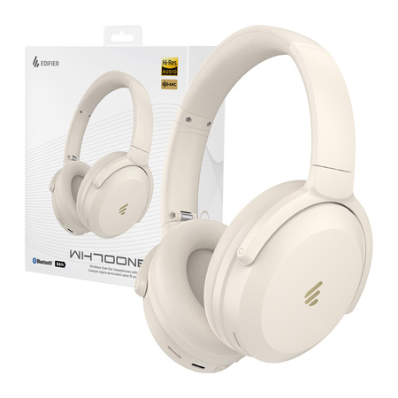 OUTLET Słuchawki bezprzewodowe Edifier WH700NB Pro, ANC (beżowe)