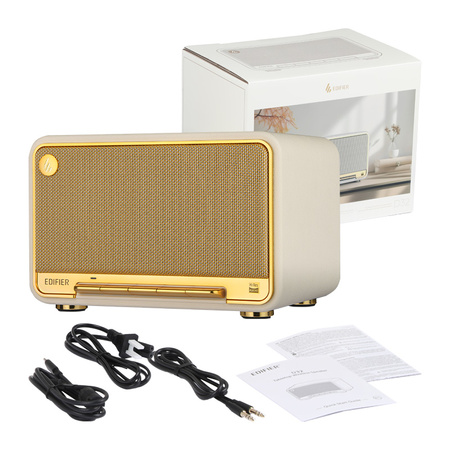 OUTLET Głośnik Bluetooth Edifier D32 (biało-złoty)